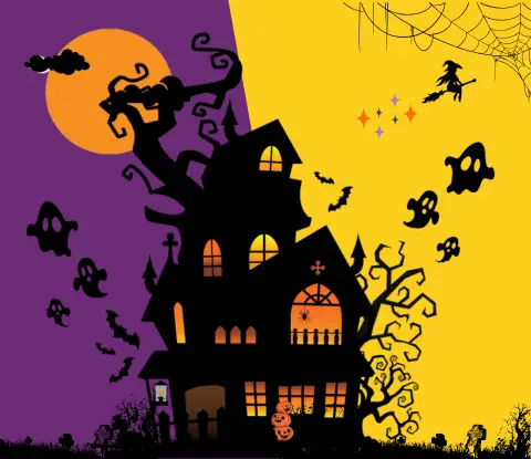 Spooky Halloween house