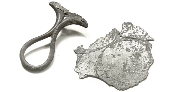 Bronze Celtic mirror