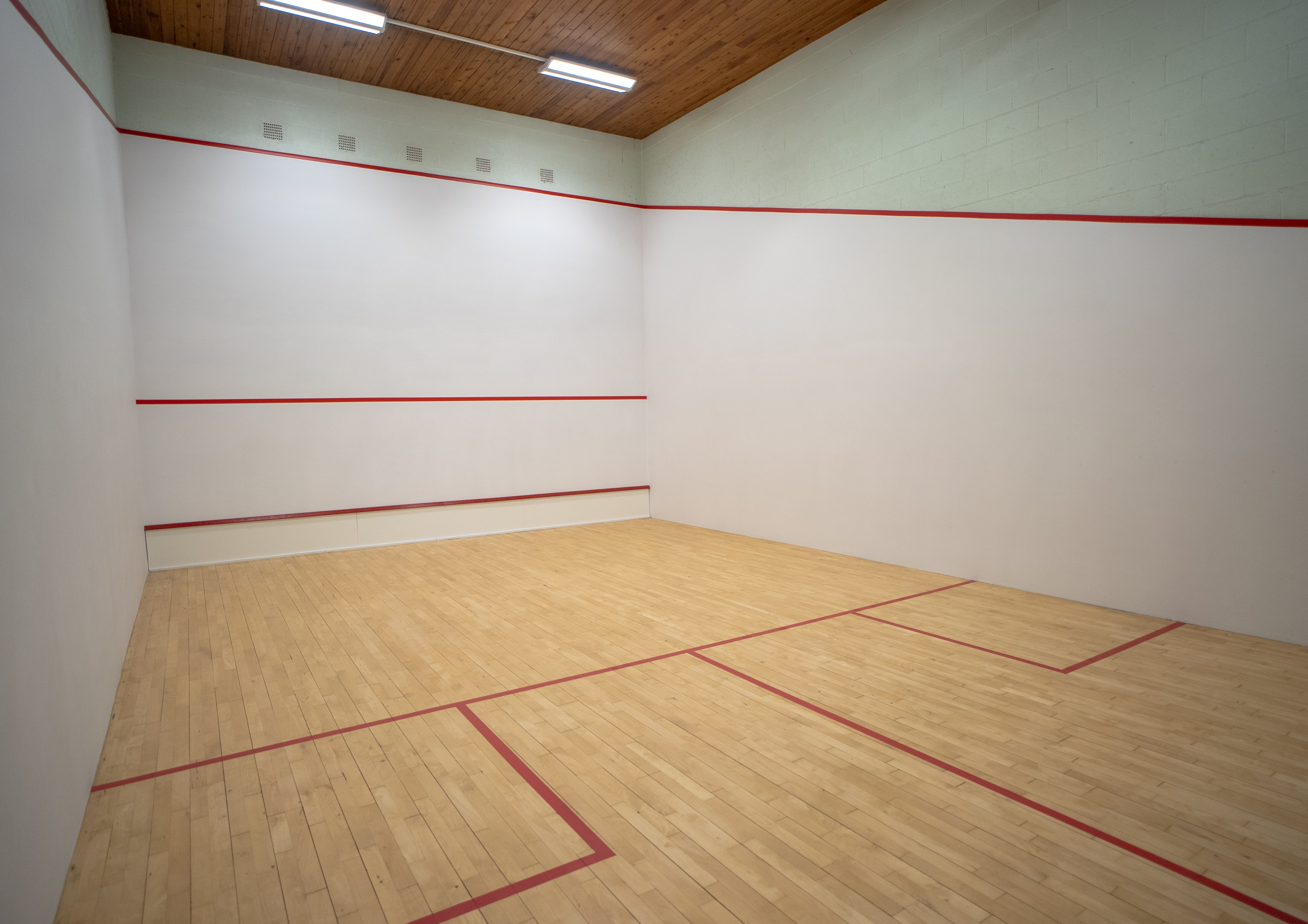 Squash court at Dovedale Leisure Centre