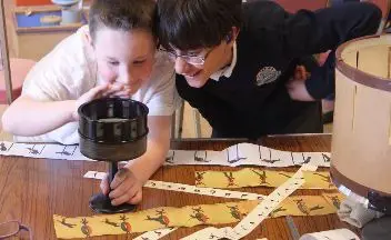 Children playing with toys